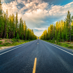 Rural Oregon road