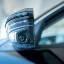 Car with advanced technology camera